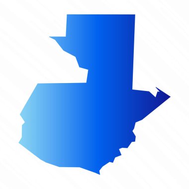 Gradyan Basit Guatemala Harita Arkaplanı