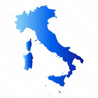 Gradyan Basit İtalya Haritası Arkaplanı