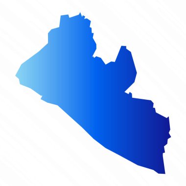 Gradyan Basit Liberya Harita Arkaplanı