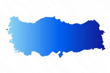 Gradyan Basit Türkiye Haritası Arkaplan
