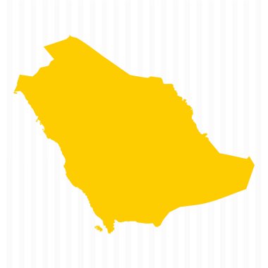 Yüksek Kaliteli Suudi Arabistan Haritası