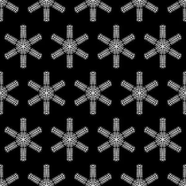 Fond d'hiver noir et blanc . — Image vectorielle