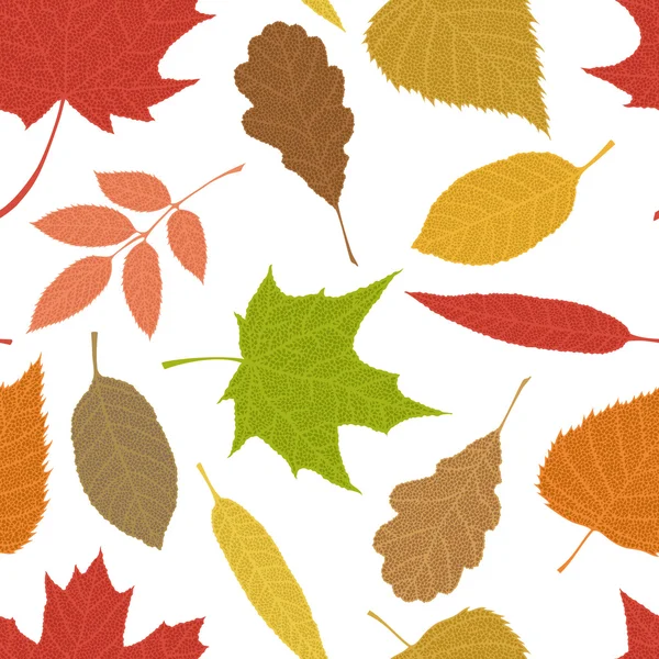 Seamless autumn pattern. — Stock Vector