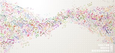 Renkli müzik arka plan