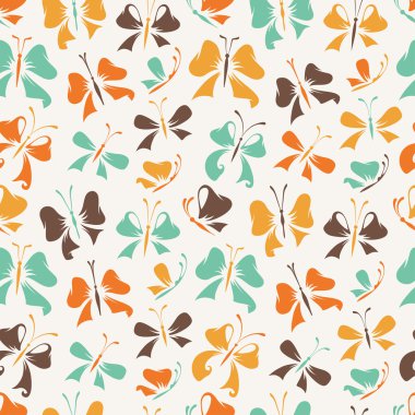 Kelebek yay gelen desen.