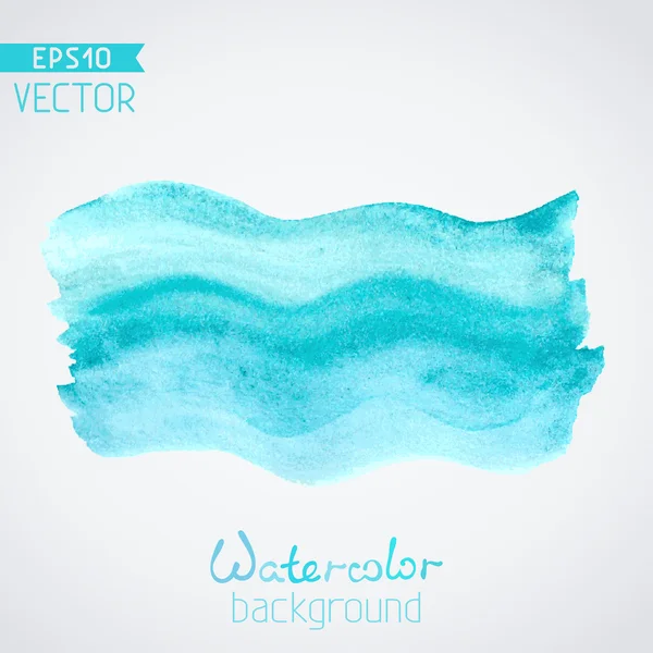 Hand-drawn watercolor background. — Stock Vector