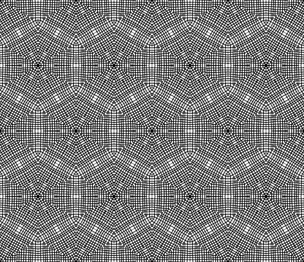 Crochet hexagones motif sans couture . — Image vectorielle