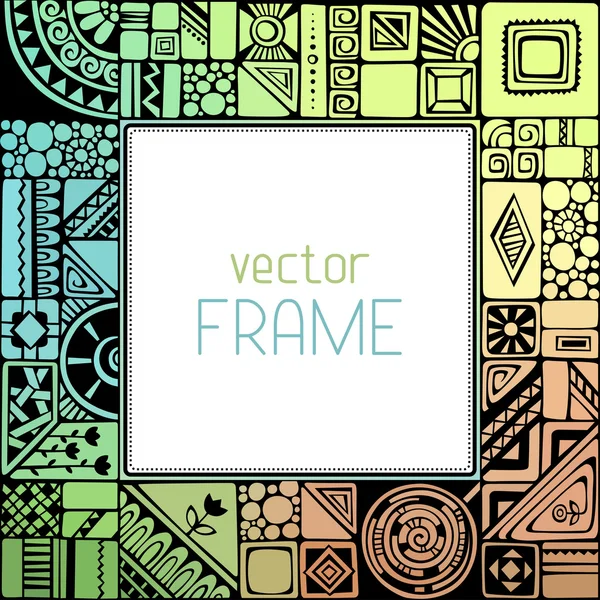 Geometric frame. — Stock Vector