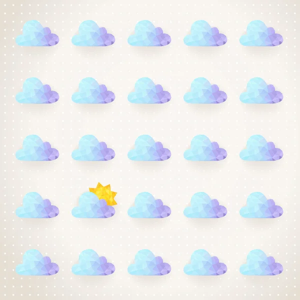 Weather pattern. — Stock Vector