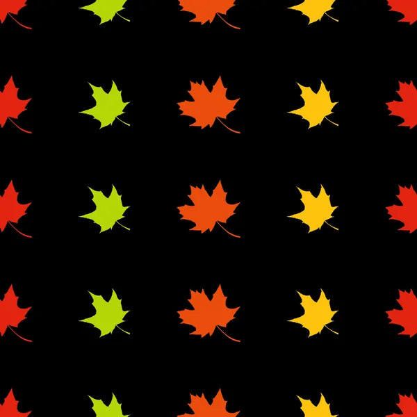 Sömlös hösten mönster. — Stock vektor