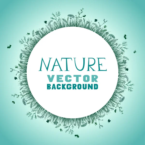 Fondo de naturaleza . — Vector de stock