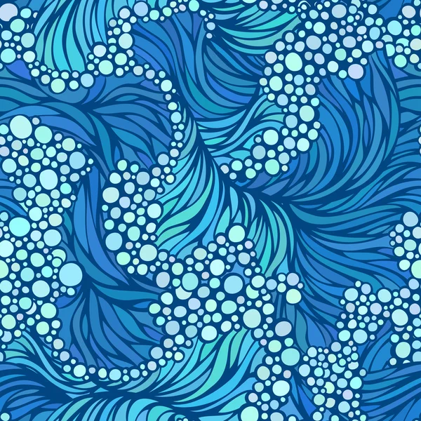 Seamless pattern of waves. — Stock Vector