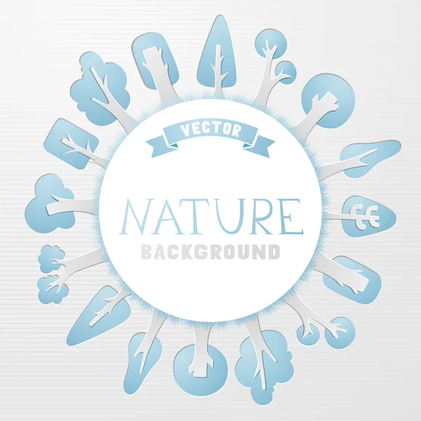 Papel Naturaleza Fondo . — Vector de stock