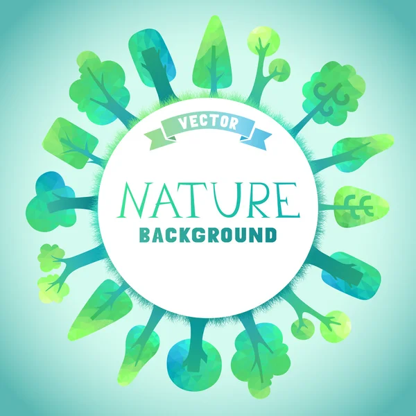Nature background. — Stock Vector