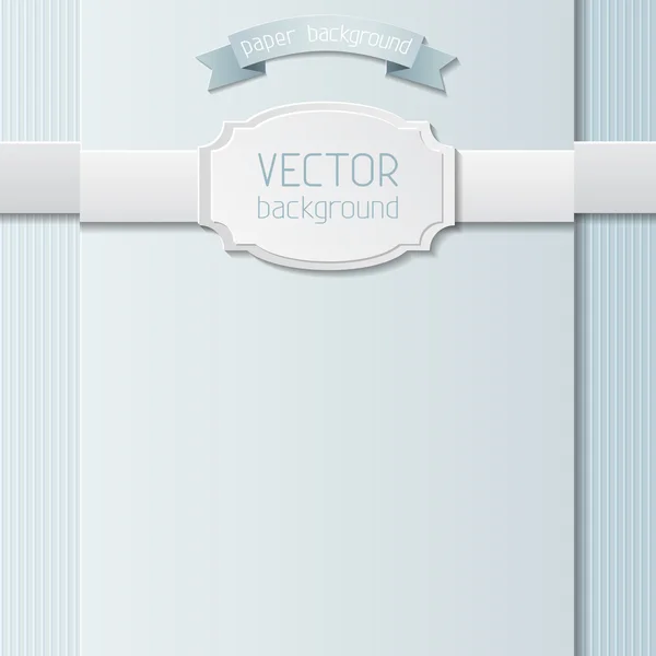 Vector papper formgivningsmall. — Stock vektor