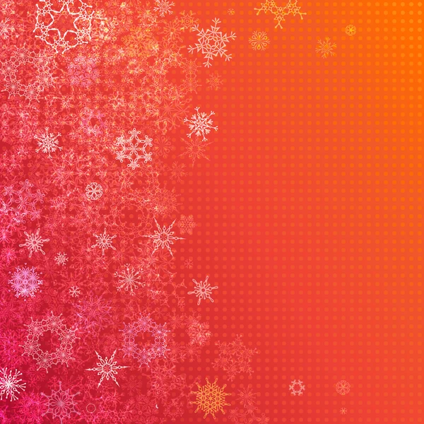 Fondo rojo de Navidad . — Vector de stock