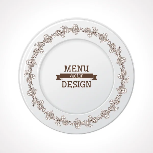 Menu ontwerp. — Stockvector