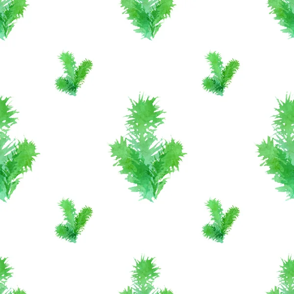 Seamless Christmas tree pattern. — Stock Vector