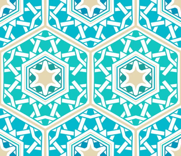 Naadloos geometrisch patroon. — Stockvector