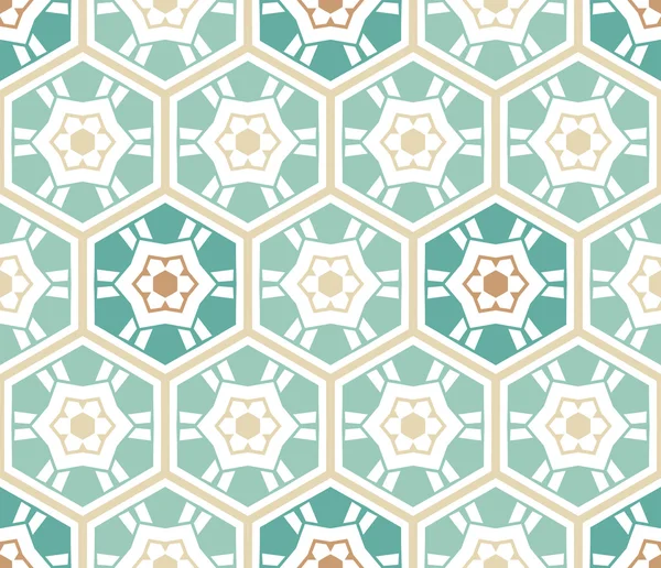 Patrón hexagones sin costura . — Vector de stock