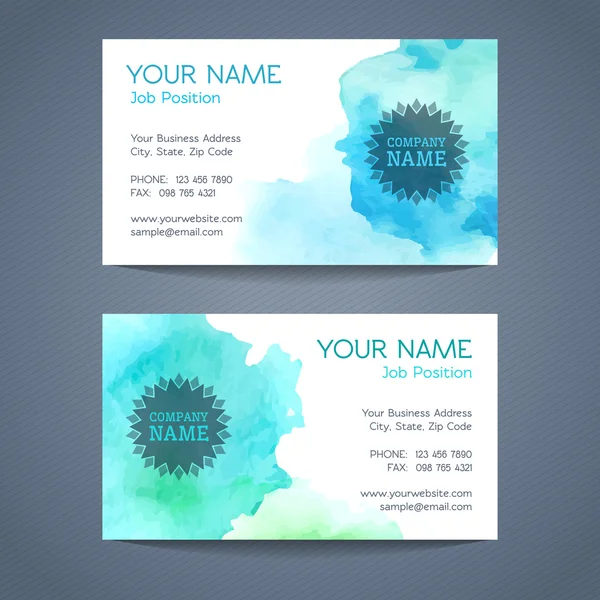 Vector business card templates. — Stock Vector