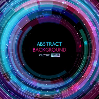 Abstract circles background. clipart