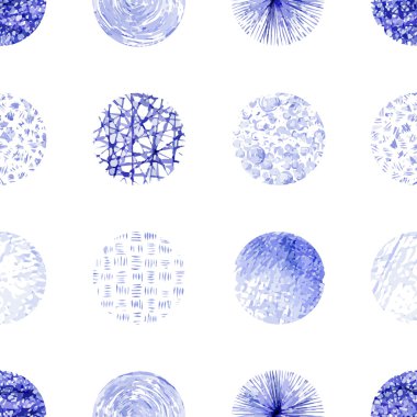 Kalem çevrelerin vektör seamless modeli. 