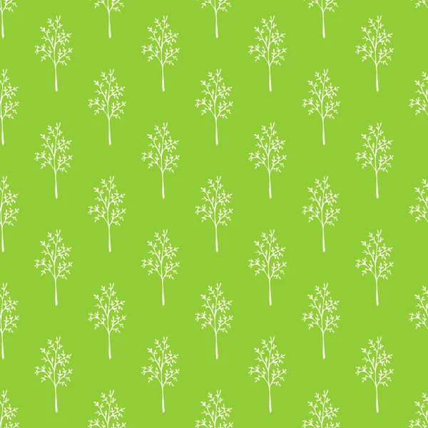 シームレスな緑の芝生のパターン. — ストックベクタ