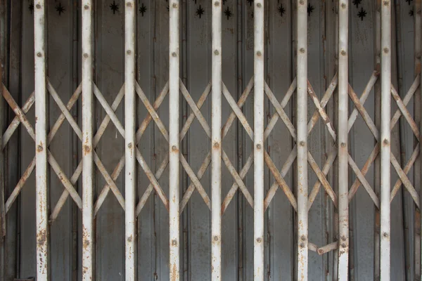 Rost falten Stahltür — Stockfoto