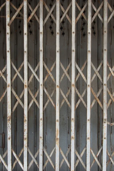 Rost falten Stahltür — Stockfoto