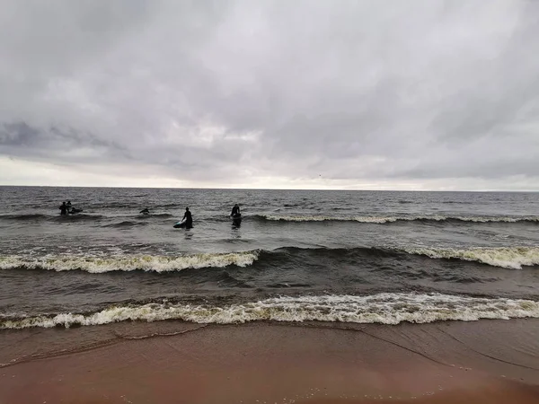 Surfing North Sea — Stock Photo, Image