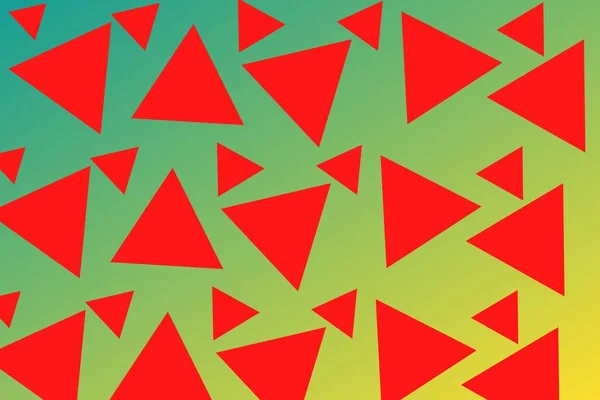 Red Triangle Abstract Illustration Video Background — Stock Photo, Image