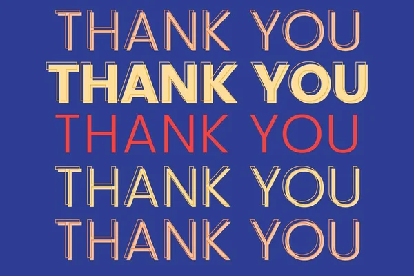 Lettering Thank You Decorative Elements — Stock Photo, Image