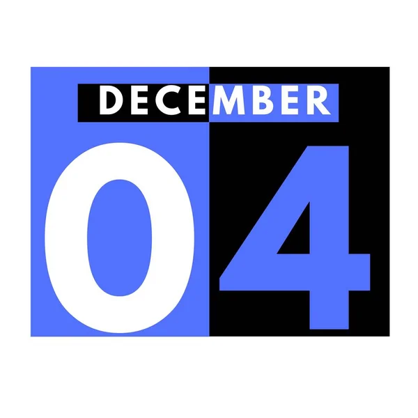Декабря Современная Иконка Ежедневного Календаря Дата День Месяц Календарь Декабрь — стоковое фото