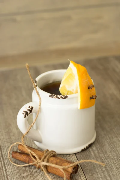 Tea with lemon — Stock Photo, Image