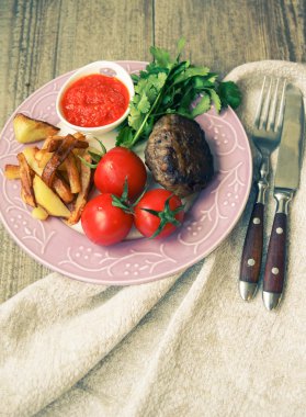 Çiğ kıyma patates ile