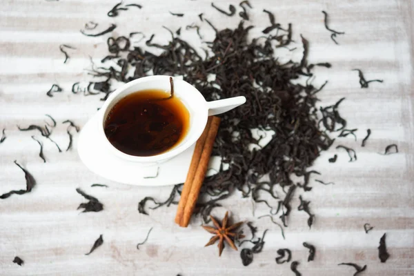 Czarna herbata — Zdjęcie stockowe