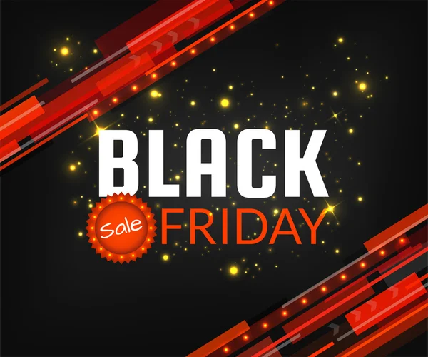 Black Friday satış afiş tasarım şablonu. Poster, etiket, el ilanı tasarımı, promosyon broşürü için Black Friday vektör illüstrasyon