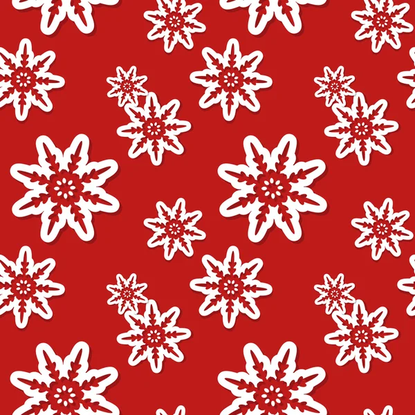 Kar taneleriyle kusursuz bir Noel deseni