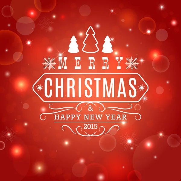 Xmas ve Yeni Yıl tatilleri için Noel tipografik etiket