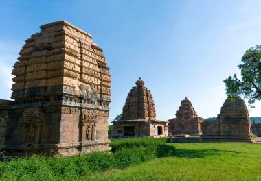 Hindistan 'daki Pattadakal Karnataka tapınağına Jambuling Tapınağı