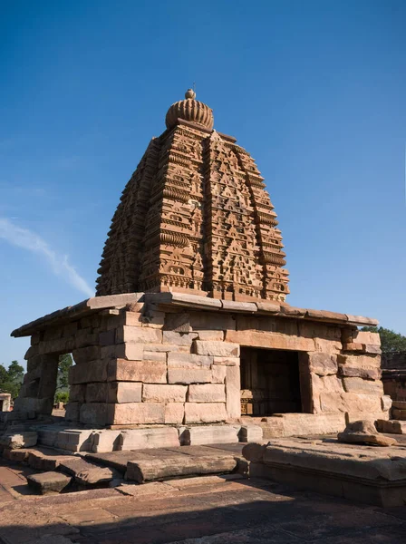 Galaganatha Chrám Výhled Pattadakal Karnataka Indie — Stock fotografie