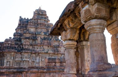 Antik Sangameshwara Tapınağı Pattadakal, Karnataka, Hindistan