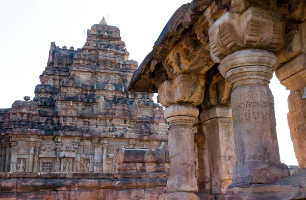 Starověký Chrám Sangameshwara Pattadakal Karnataka Indie — Stock fotografie