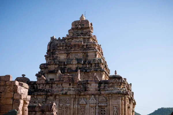 Starověký Chrám Sangameshwara Pattadakal Karnataka Indie — Stock fotografie