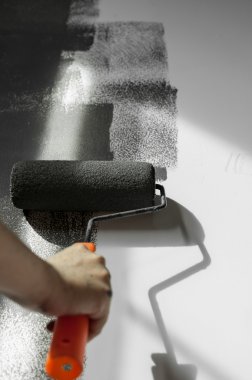 boya silindiri kullanarak ele 