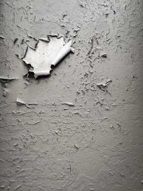 Eski açık gri boyalı duvar arka plan. 