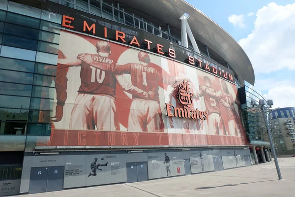 Öğleden Sonra Turnedeyken Emirates Stadyumu Nun Girişinin Bir Resmi Emirates — Stok fotoğraf