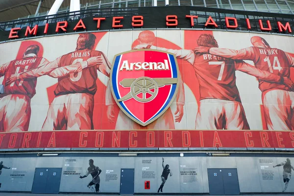 Zdjęcie Wejścia Emirates Stadium Podczas Trasy Godzinach Popołudniowych Emirates Stadium — Zdjęcie stockowe