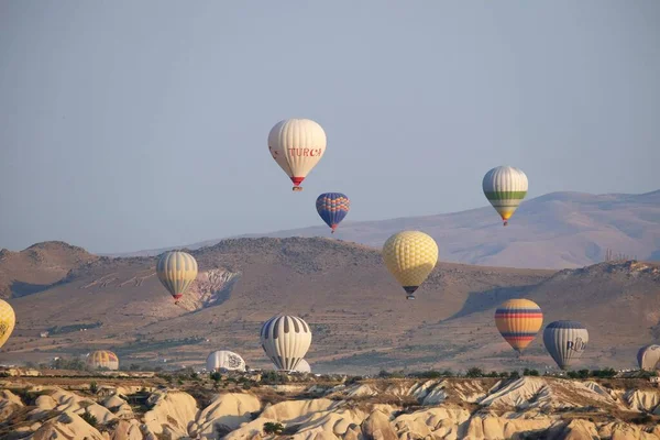 Cappadocia Turchia Circa Marzo 2020 Una Foto Mattutina Greme Riempie — Foto Stock